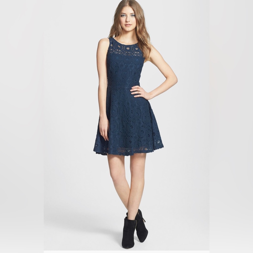 BB Dakota by Steve Madden Blue Dress 0